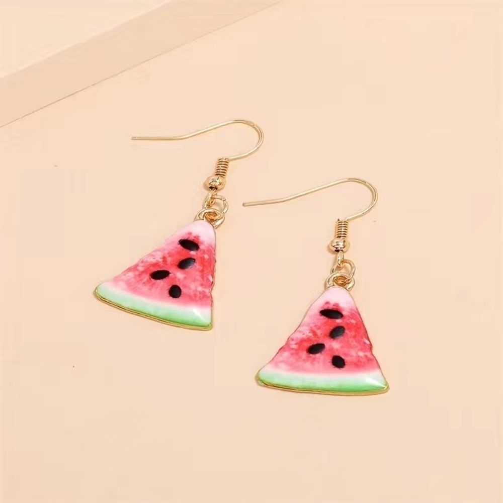 Watermelon Earrings - Picture 3 of 4